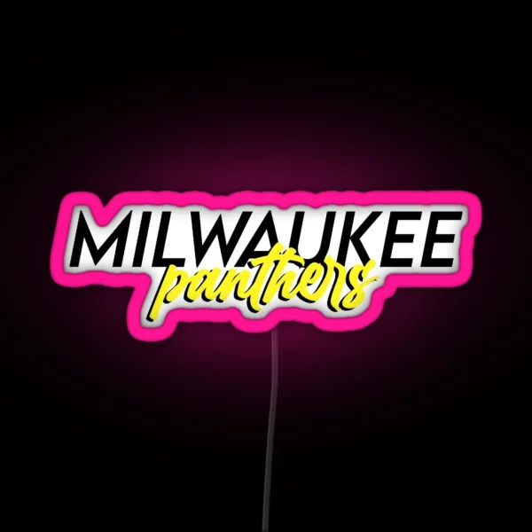 Milwaukee Panthers RGB Neon Sign