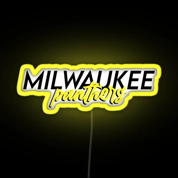 Milwaukee Panthers RGB Neon Sign
