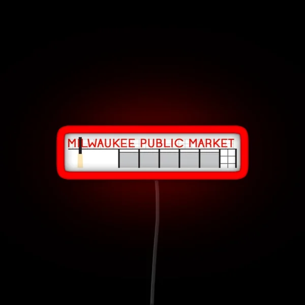 Milwaukee Public Market RGB Neon Sign