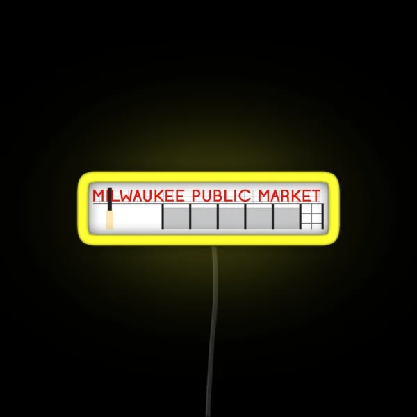 Milwaukee Public Market RGB Neon Sign