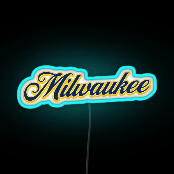 Milwaukee RGB Neon Sign