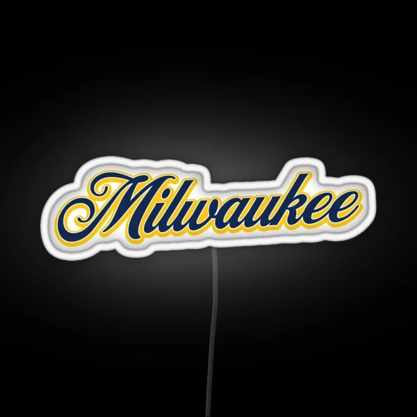 Milwaukee RGB Neon Sign