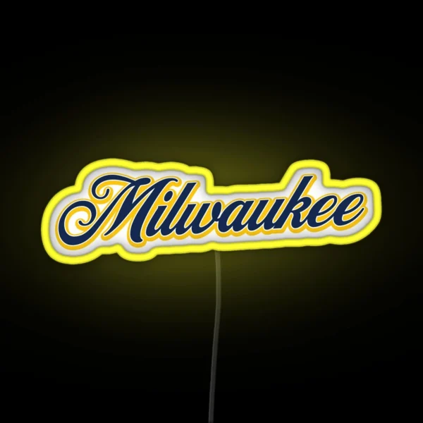 Milwaukee RGB Neon Sign