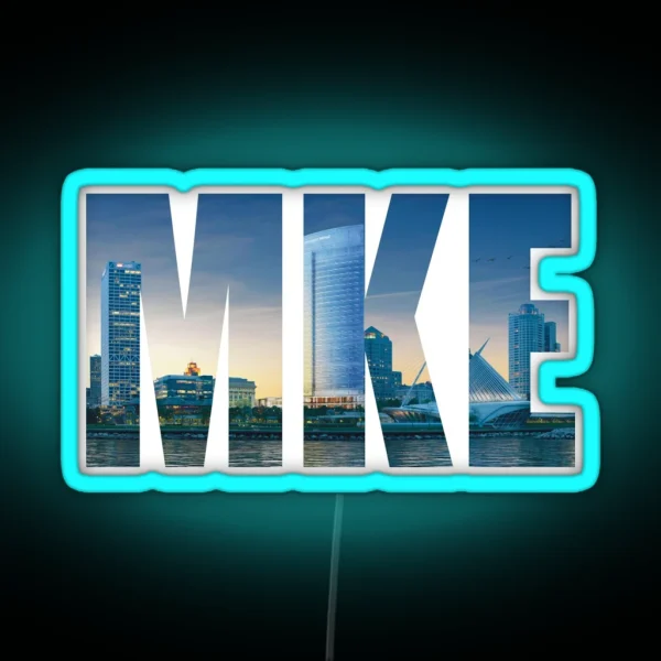 Milwaukee RGB Neon Sign