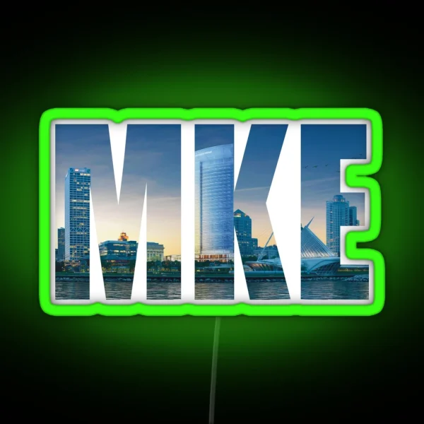 Milwaukee RGB Neon Sign