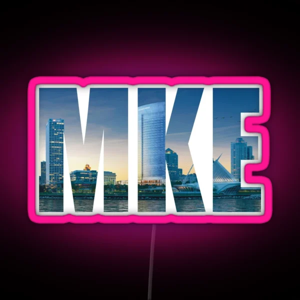 Milwaukee RGB Neon Sign