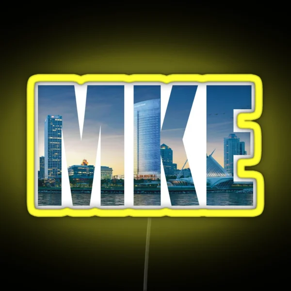 Milwaukee RGB Neon Sign