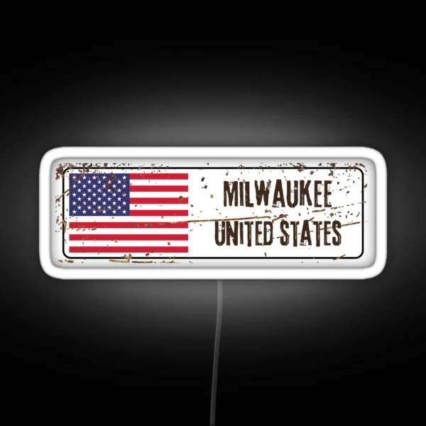 Milwaukee RGB Neon Sign