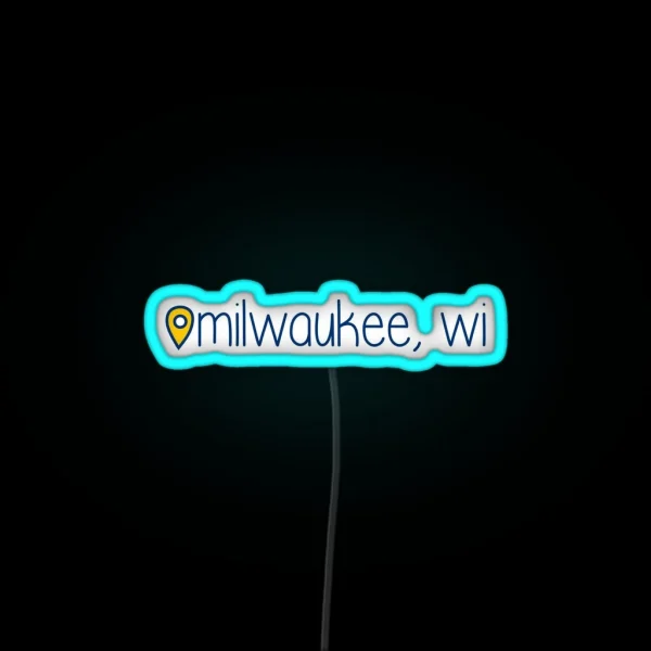 Milwaukee RGB Neon Sign