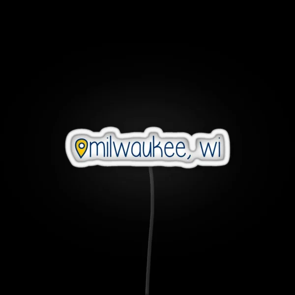 Milwaukee RGB Neon Sign