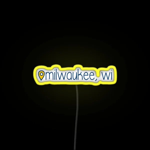Milwaukee RGB Neon Sign