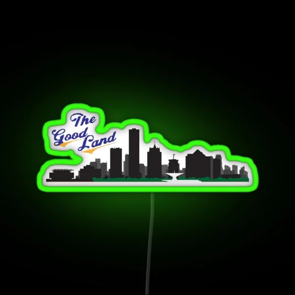 Milwaukee The Good Land RGB Neon Sign