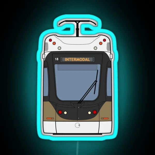 Milwaukee Tram RGB Neon Sign