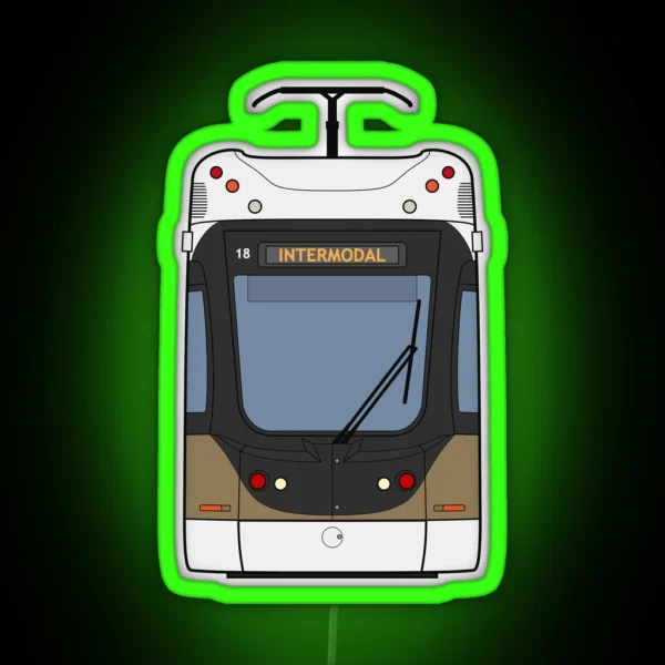 Milwaukee Tram RGB Neon Sign