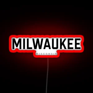 Milwaukee Wisconsin RGB Neon Sign
