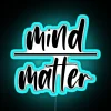 Vibrant motivational RGB neon wall sign with empowering mental strength quote