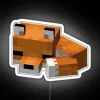 Minecraft Fox led Illuminated Neon Sign with RGB Color Accent