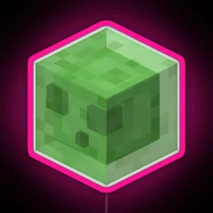 Minecraft Slime RGB Neon Sign