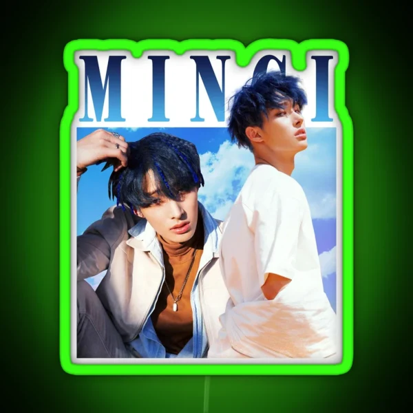 Mingi Ateez RGB Neon Sign