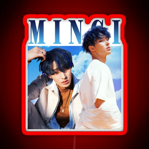 Mingi Ateez RGB Neon Sign