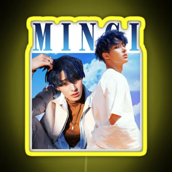 Mingi Ateez RGB Neon Sign