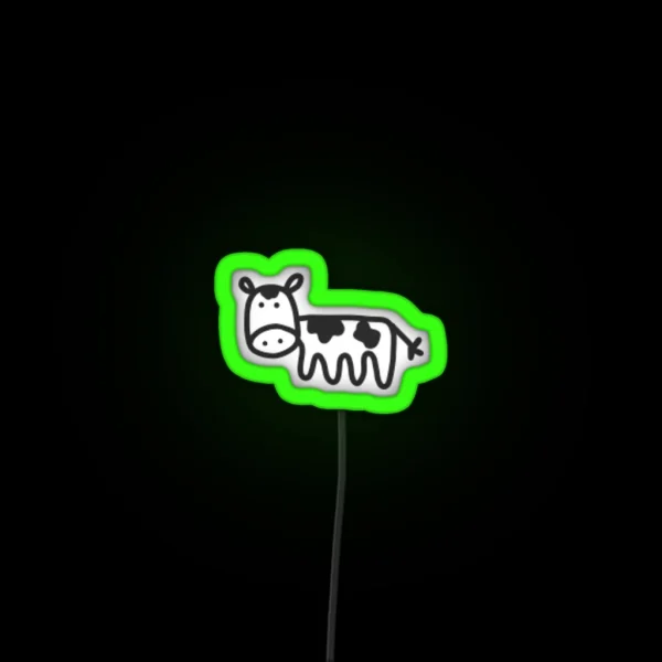 Mini Cow RGB Neon Sign