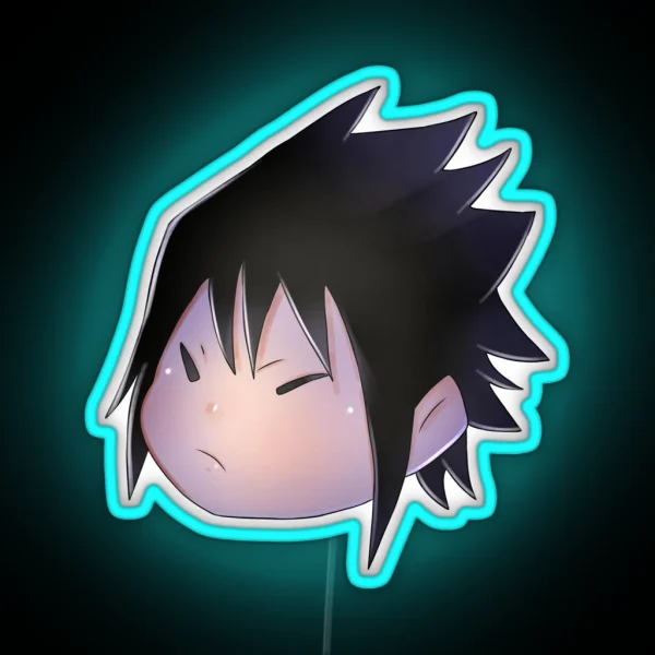 Mini Cute Sasuke RGB Neon Sign