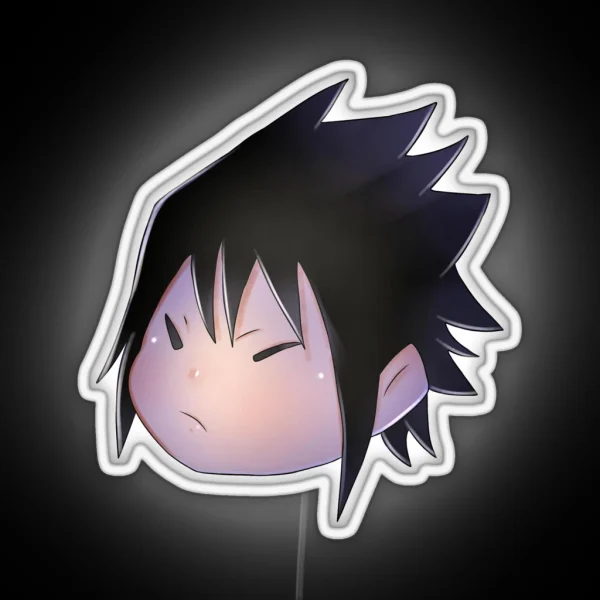 Mini Cute Sasuke RGB Neon Sign