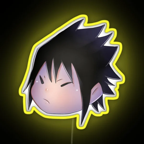 Mini Cute Sasuke RGB Neon Sign