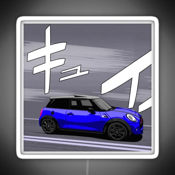 Mini F56 Speeding RGB Neon Sign
