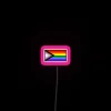 Mini Rainbow Pride Flag Neon Sign Displays LGBTQ+ Support and Love