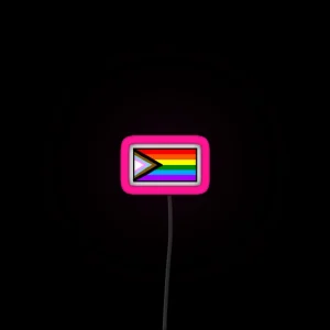 Mini Progress Pride Flag RGB Neon Sign