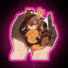 RGB Neon Sign for Genshin Impact Fans of Zhongli and Childe Characters