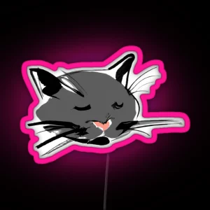 Minimalist Cat RGB Neon Sign