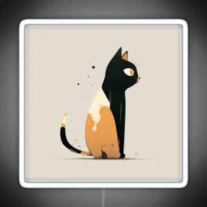 Minimalist Cat RGB Neon Sign