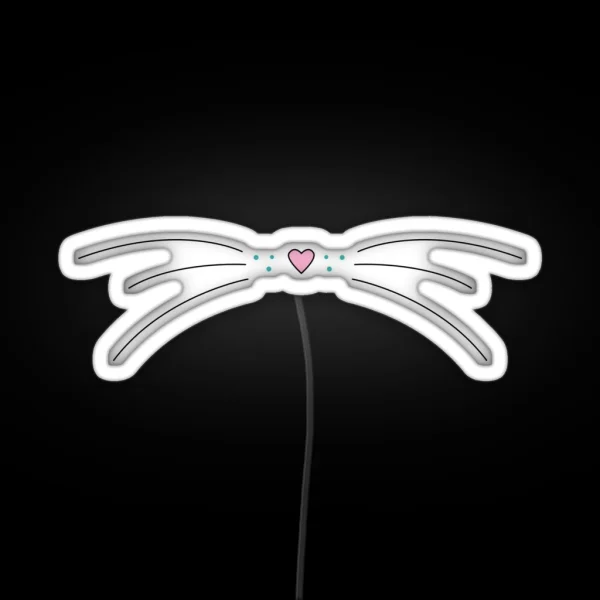 Minimalist Kitty RGB Neon Sign