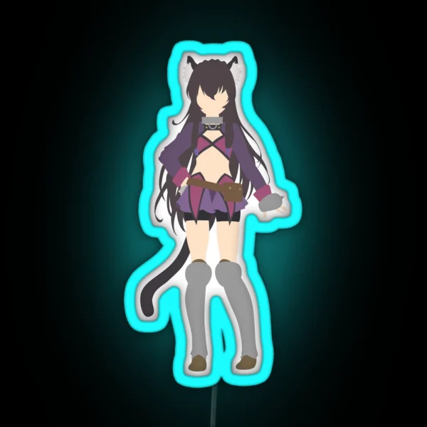 Minimalist Rem Galleu RGB Neon Sign