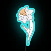 Minimalist daffodil design modern neon light decoration for home interior