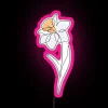 Neon Decorative Single Line Daffodil Artwork in RGB LED Sign