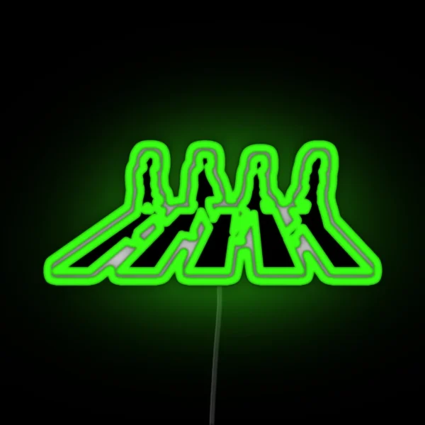 Minimalistic Abbey Road RGB Neon Sign