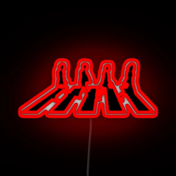 Minimalistic Abbey Road RGB Neon Sign