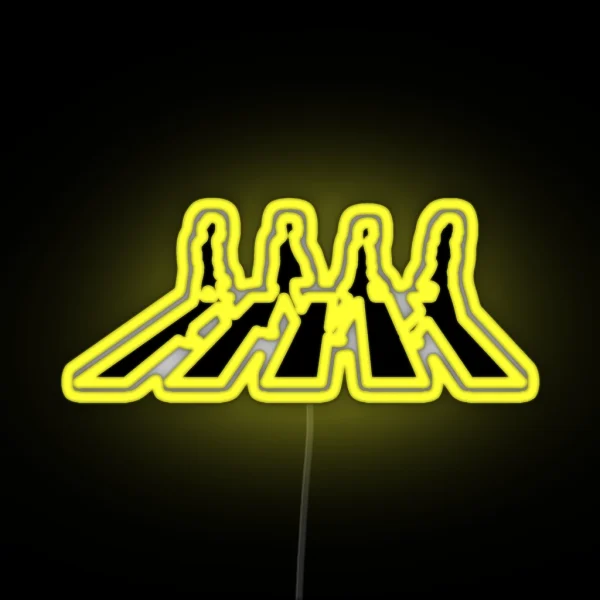 Minimalistic Abbey Road RGB Neon Sign
