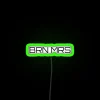 Minimalistic Rustic Home Decor Neon Sign with Warm Amber Glow Effect
