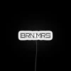 Modern Minimalist RGB Neon Sign with Ambient Backlit Display Effects