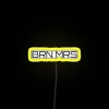 Minimalistic Branded Room Neon Sign with Vibrant RGB Color Accent