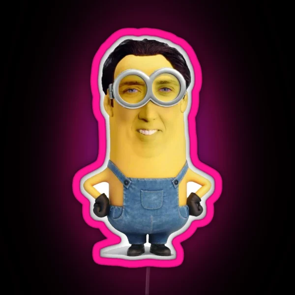Miniolas Cage RGB Neon Sign