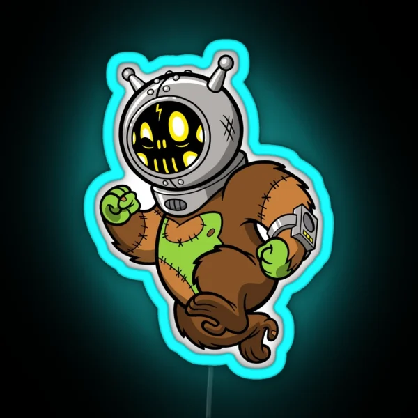MINION FACTORY MASCOT RGB Neon Sign