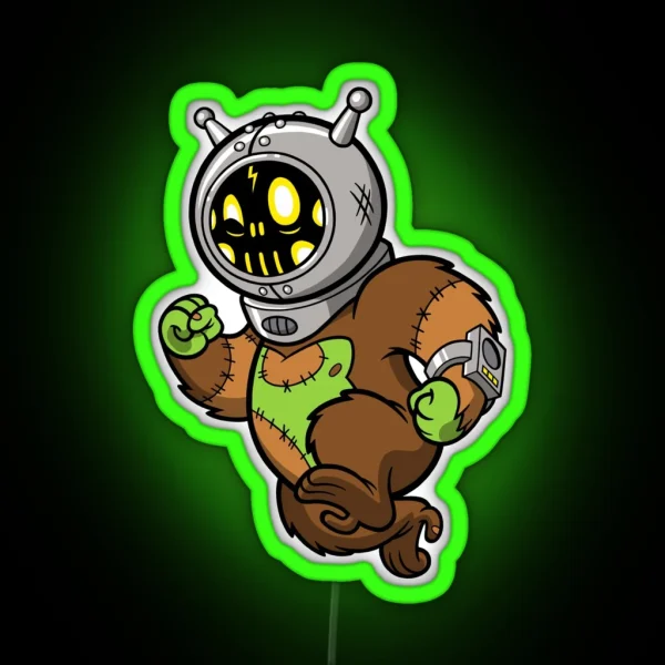 MINION FACTORY MASCOT RGB Neon Sign