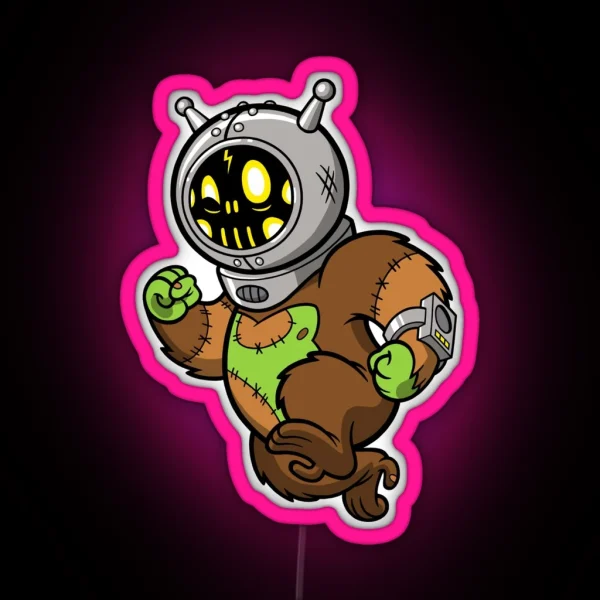 MINION FACTORY MASCOT RGB Neon Sign