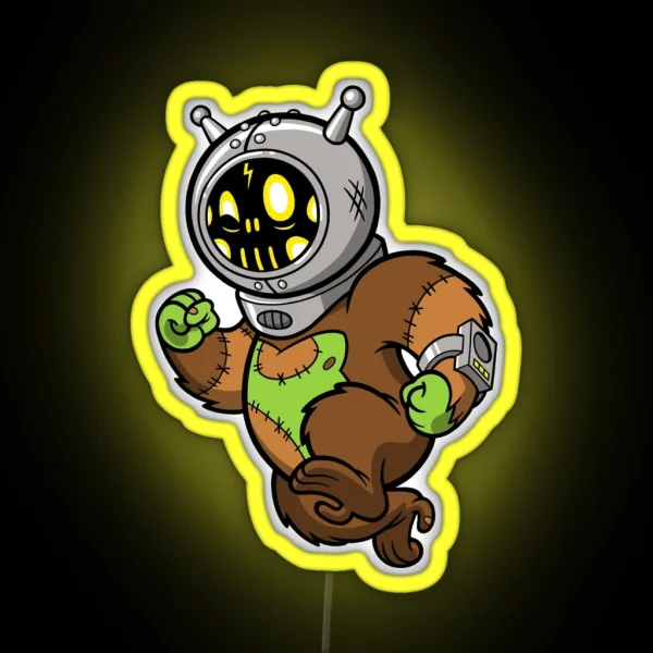 MINION FACTORY MASCOT RGB Neon Sign